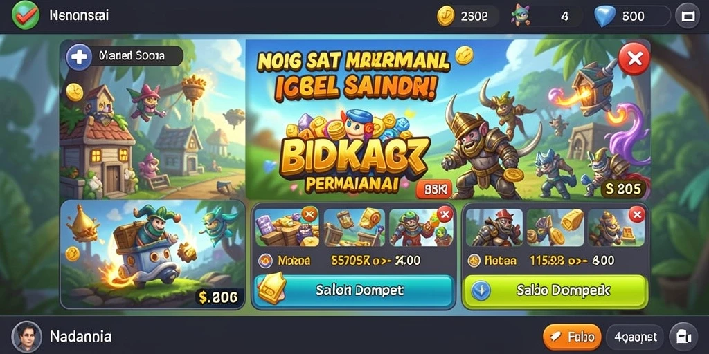 Tampilan antarmuka yang sederhana dan menarik.