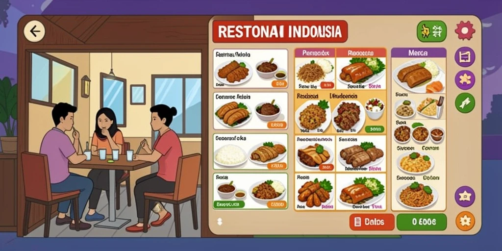 Tampilan antarmuka aplikasi yang user-friendly.
