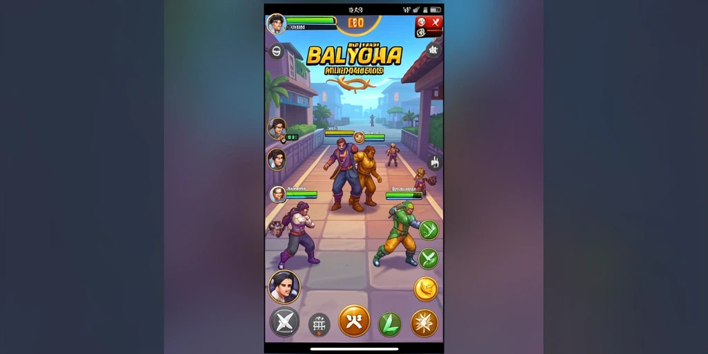 Screenshot menunjukkan antarmuka permainan yang dinamis.