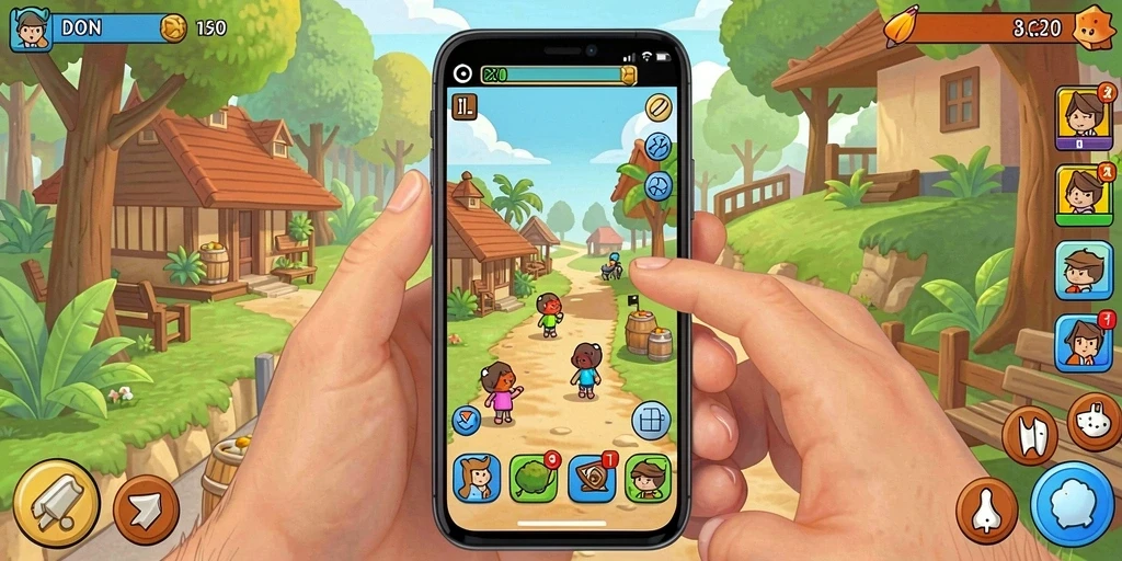Tampilan awal IDAGAME yang menarik dan mudah dinavigasi.