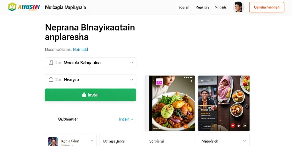 Tampilan antarmuka yang sederhana dan intuitif.