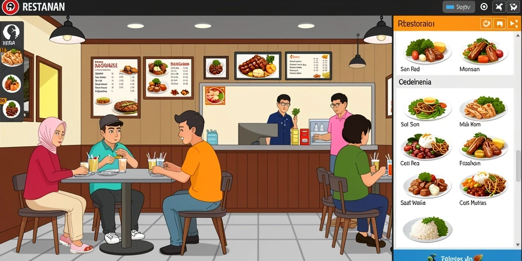 Tampilan antarmuka yang intuitif dan menarik.