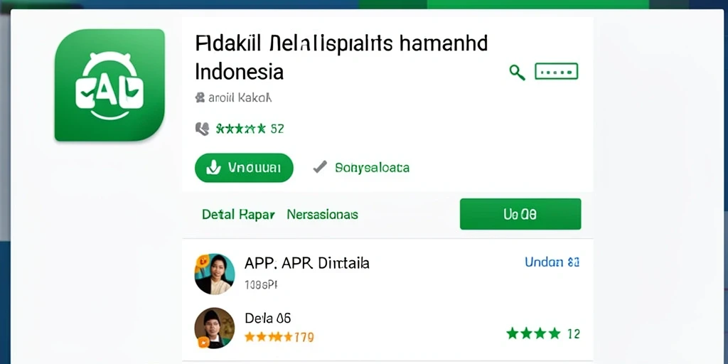 Tampilan antarmuka aplikasi yang menarik.