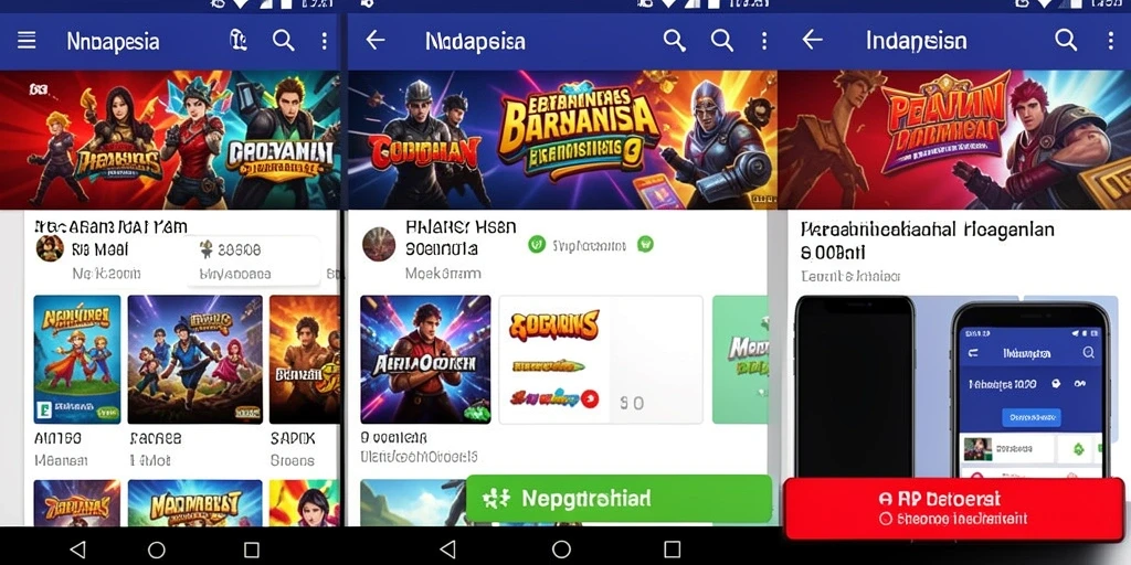 Screenshot menampilkan antarmuka permainan yang menarik.