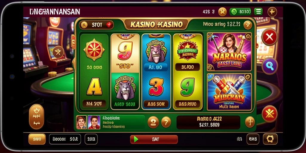 Screenshot P200M menampilkan karakter utama yang siap beraksi.