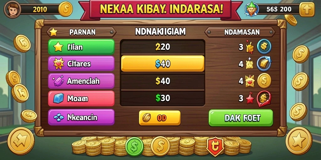 Gambar memperlihatkan karakter utama dalam aksi.