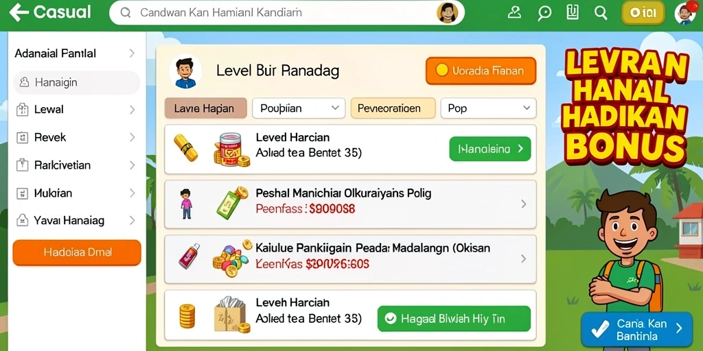 Tampilan antarmuka yang menarik dan mudah digunakan.