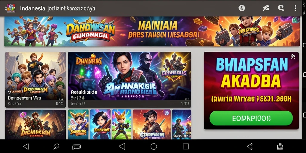Gambar antarmuka utama yang menarik perhatian.