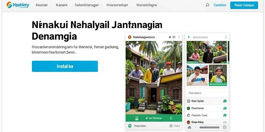 Tampilan awal game yang menarik dan user-friendly.