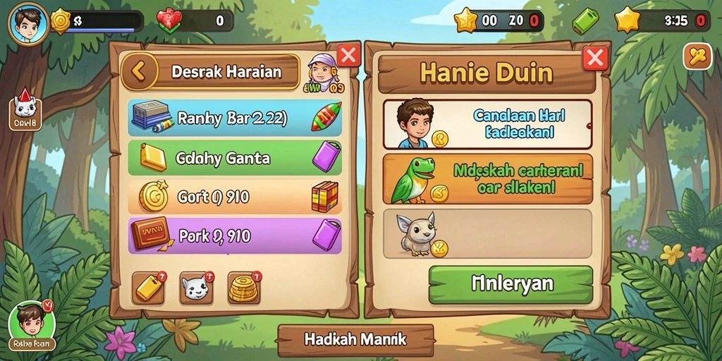 Tampilan antarmuka yang menarik dan mudah digunakan.