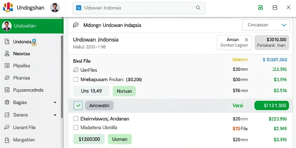 Tampilan antarmuka yang intuitif dan menarik.
