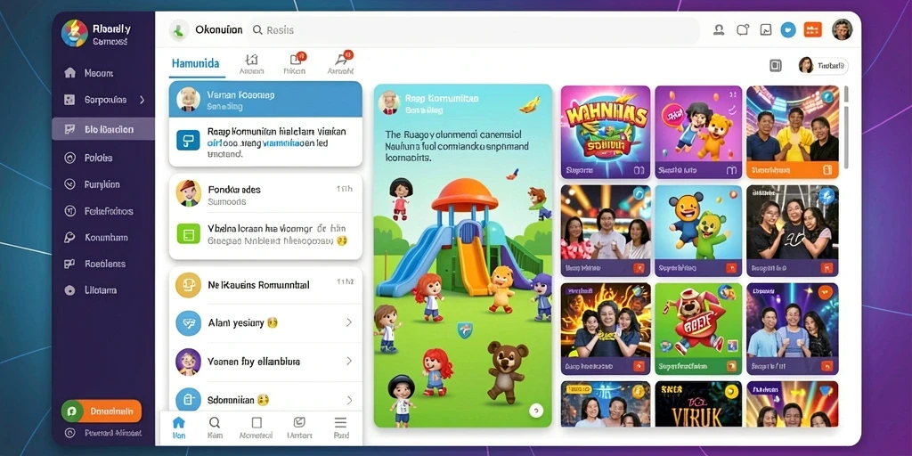 Tampilan antarmuka YOKTOGEL yang modern dan responsif.