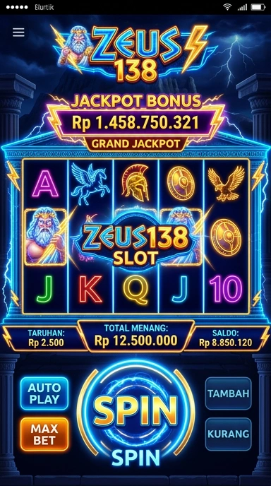 Pratinjau antarmuka zeus138 — aplikasi APK resmi Android v3.6.6